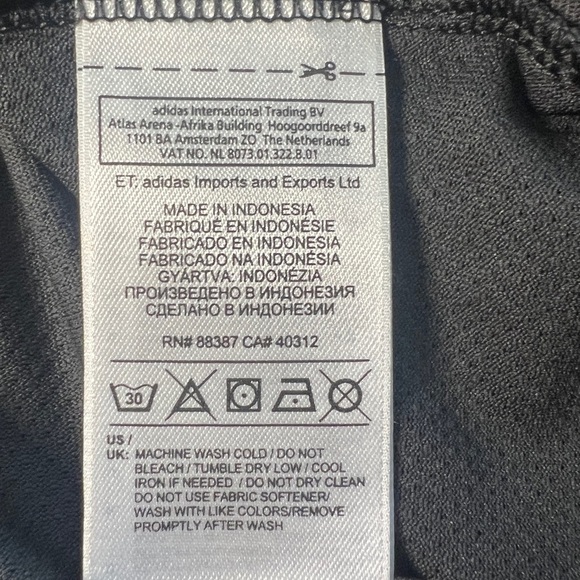 Adidas - Golf ClimaCool Mesh Polo With Textured Striped Pattern,black size M NWT - Picture 5 of 7